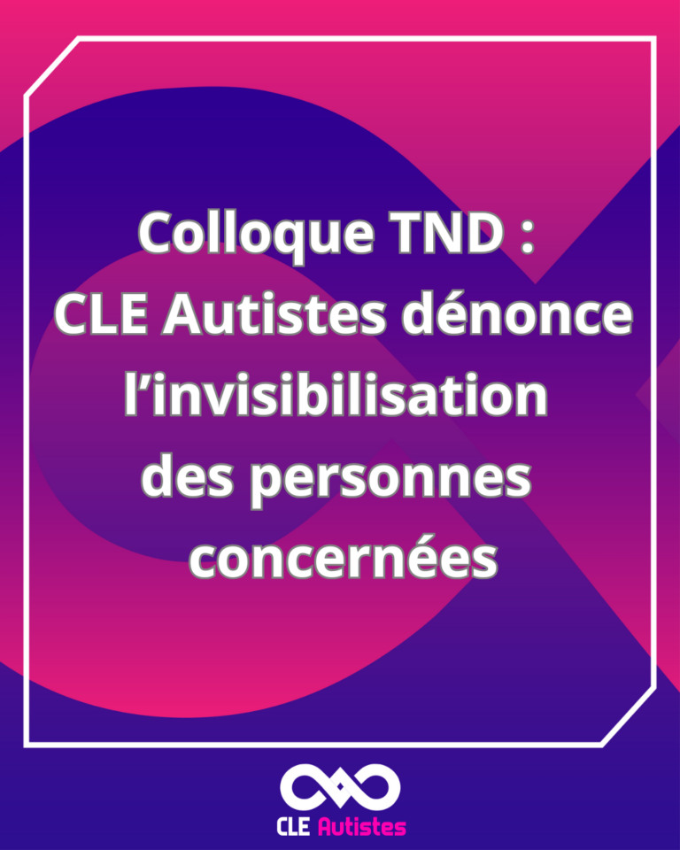 Lire la suite à propos de l’article Colloque TND 2026: écoutez les premier·es concerné·es !
