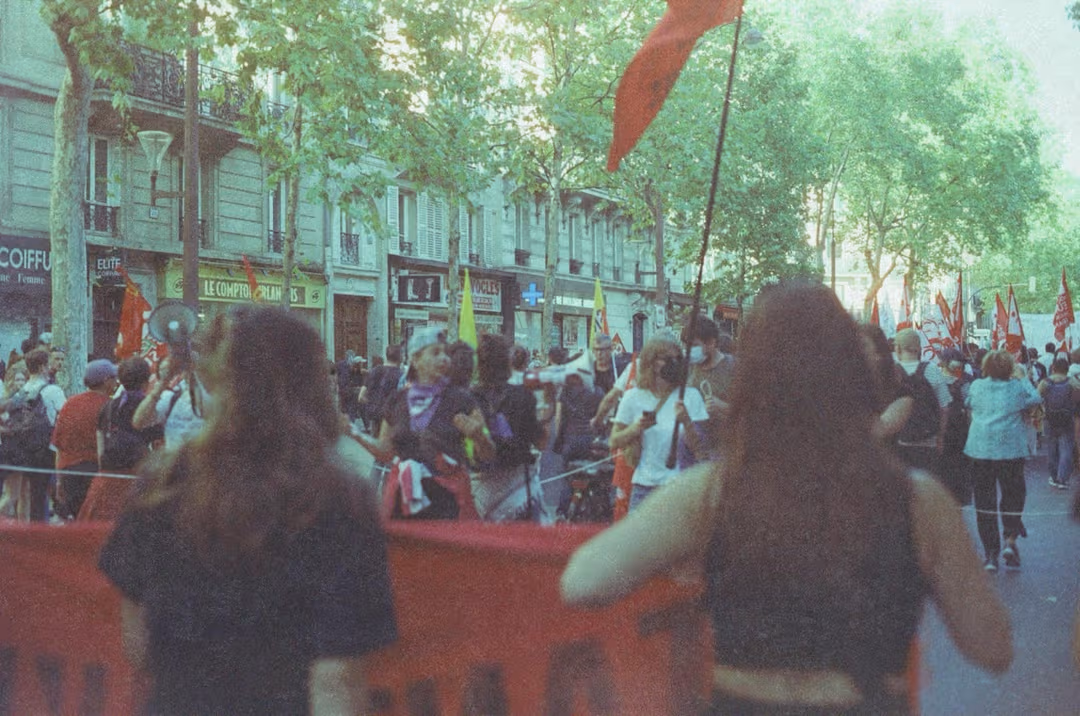 Manifestation et cortège des feministes révolutionnaires